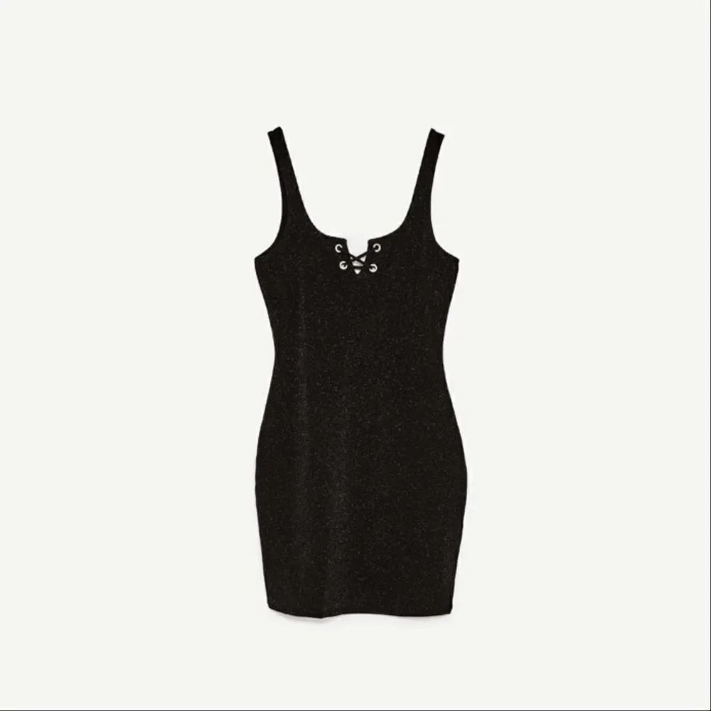 ✨HP✨ZARA SHIMMERY LACE-UP DRESS✨ - Picture 5 of 6